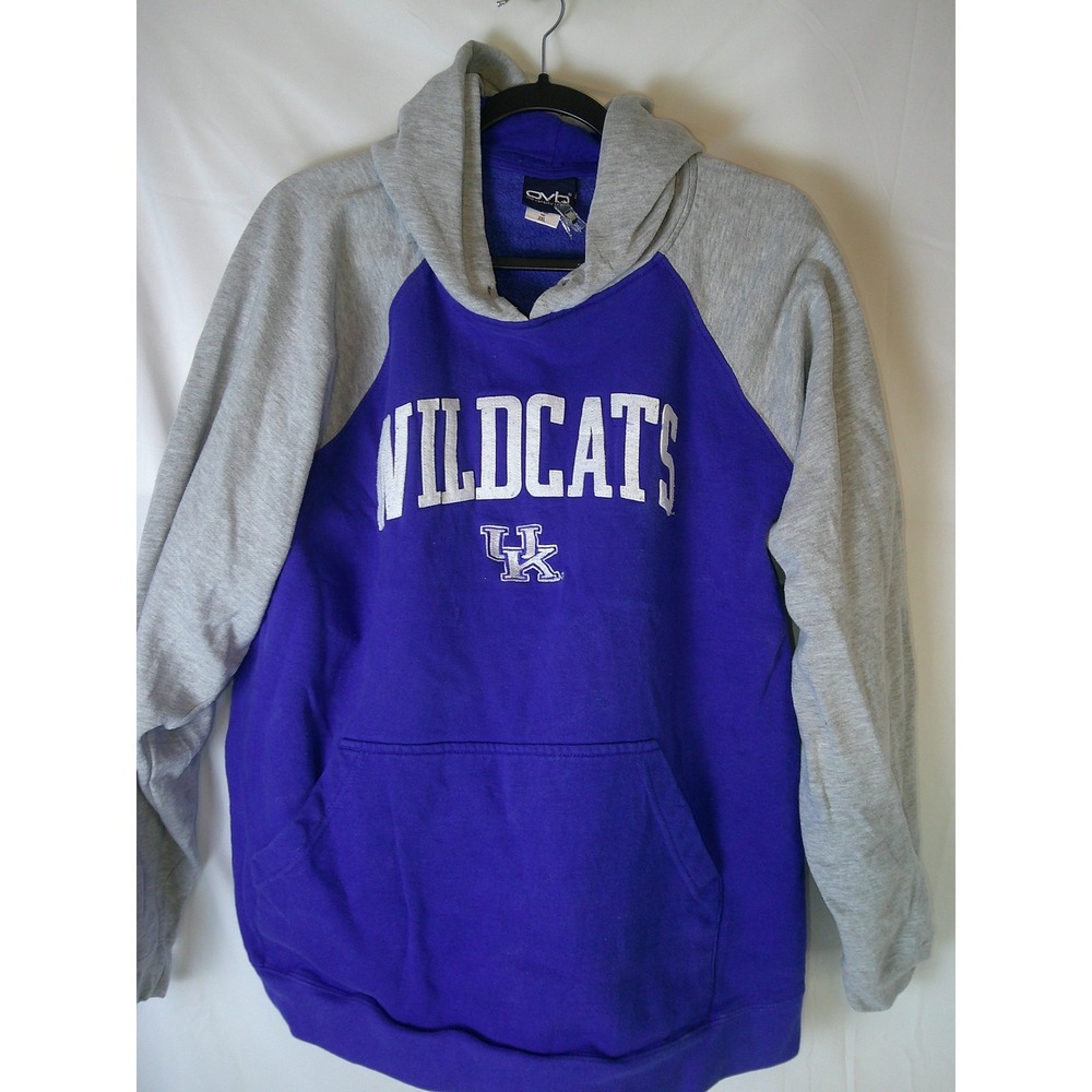 Vintage Old Varsity Wildcats UK Kentucky Raglan Spellout Hoodie Sweatshirt XXL